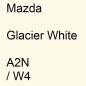 Preview: Mazda, Glacier White, A2N / W4.